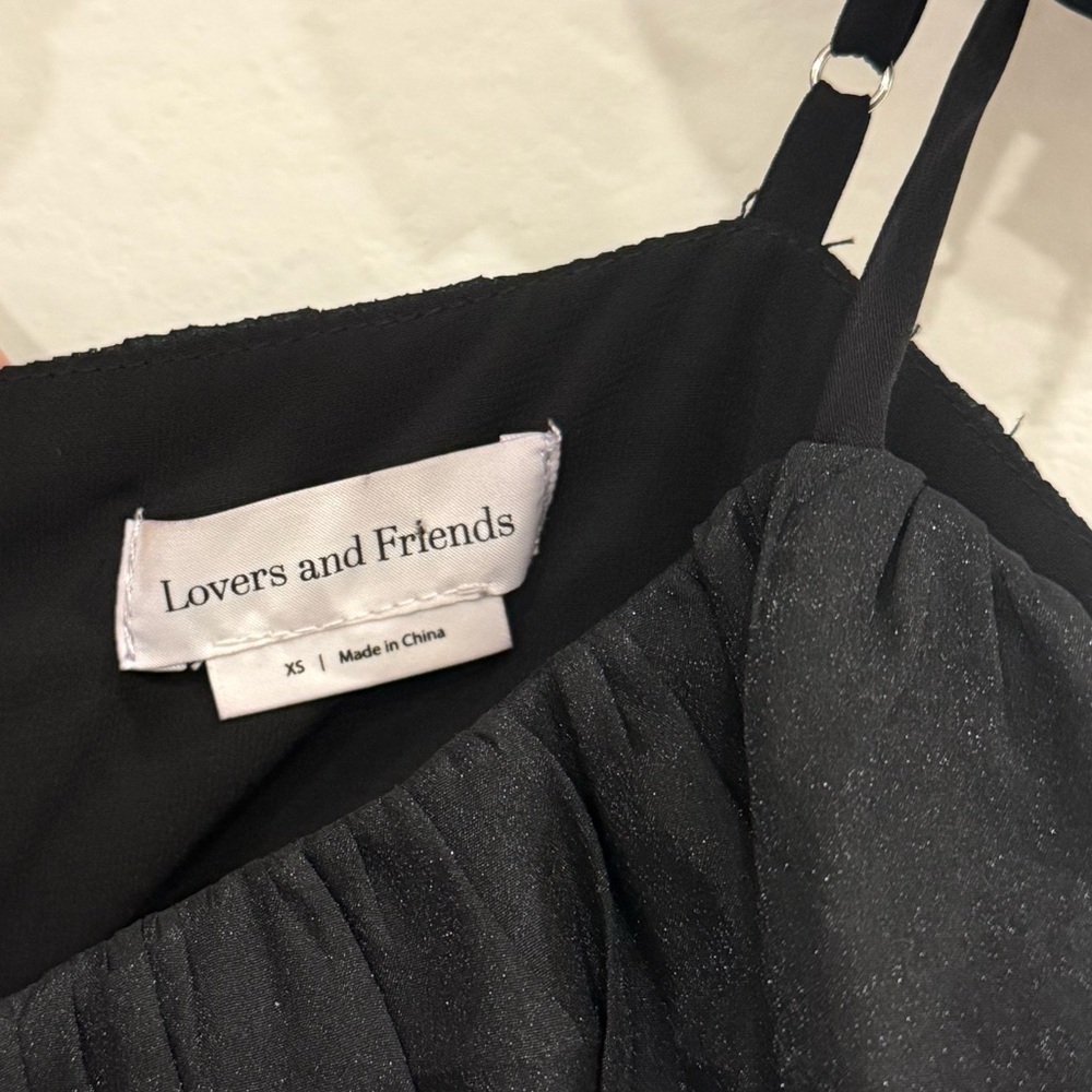 Lovers + Friends Moda Black Mini Dress with Ruffle‎ Details - Picture 4 of 4